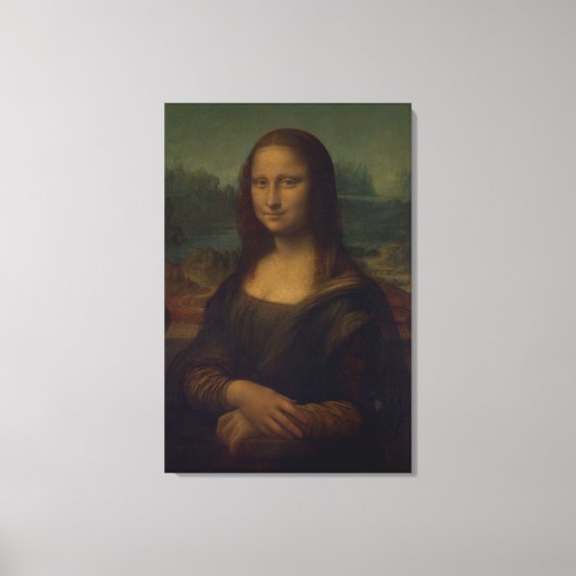 Mona Lisa Leinwanddruck (Vorderseite)