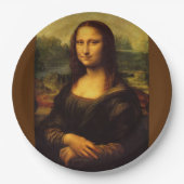 Mona Lisa ... Leonardo da Vinci ~ 1503-1517 Pappteller (Vorderseite)