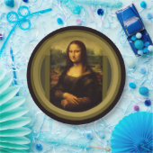 Mona Lisa ... Leonardo da Vinci ~ 1503-1517 Pappteller (Party)