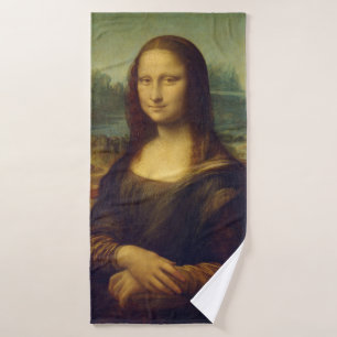 Mona Lisa, Leonardo da Vinci Badehandtuch