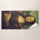 Mona Lisa, Leonardo da Vinci Badehandtuch (Badehandtuch)