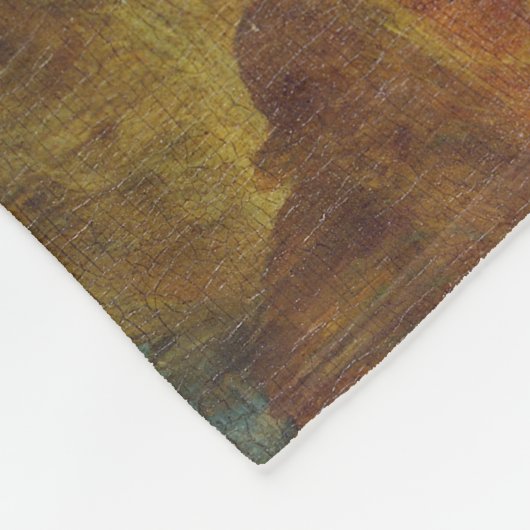 Mona Lisa, Leonardo da Vinci Fleecedecke (Ecke)