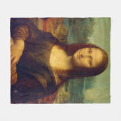 Mona Lisa, Leonardo da Vinci Fleecedecke (Vorderseite (Horizontal))