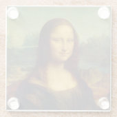 Mona Lisa | Leonardo da Vinci Glasuntersetzer (Rückseite)