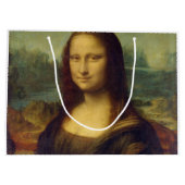 Mona Lisa, Leonardo da Vinci Große Geschenktüte (Rückseite)
