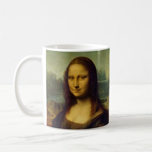 Mona Lisa | Leonardo da Vinci Kaffeetasse (Links)