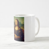 Mona Lisa, Leonardo da Vinci Kaffeetasse (VorderseiteRechts)