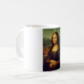 Mona Lisa, Leonardo da Vinci Kaffeetasse (Vorderseite Links)
