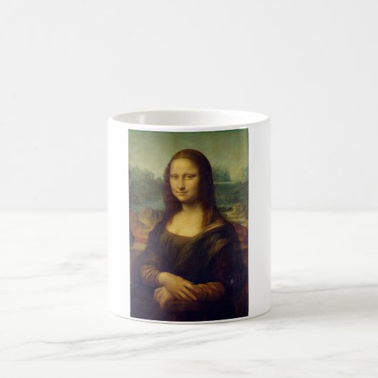 Mona Lisa, Leonardo da Vinci Kaffeetasse (Mittel)