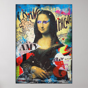 mona lisa, leonardo da vinci, klassische kunst, re poster