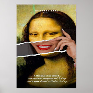 mona lisa, leonardo da vinci, klassische Kunst, Re Poster