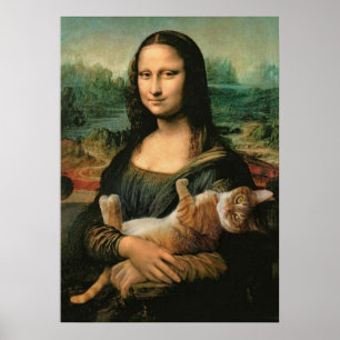 Mona Lisa, Leonardo da Vinci, klassische Kunst, Re Poster