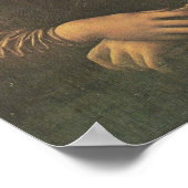 Mona Lisa Leonardo da Vinci Kunst Poster (Ecke)