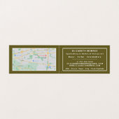 Mona Lisa, Leonardo Da Vinci, Kunsthändler, im Det Visitenkarten (Innenseite Aufgefaltet)