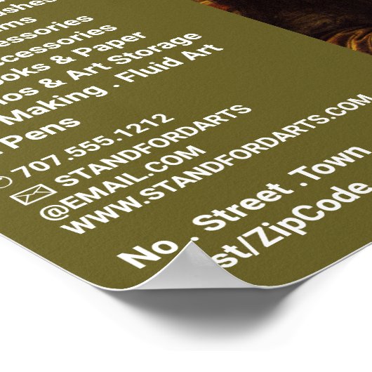 Mona Lisa, Leonardo Da Vinci, Kunsthandwerksgeschä Poster (Ecke)