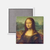 Mona Lisa, Leonardo da Vinci Magnet (Vorderseite/Rückseite)
