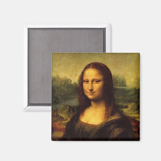 Mona Lisa Leonardo Da Vinci Magnet (Vorderseite/Rückseite)