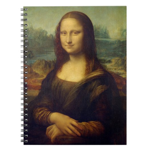 Mona Lisa | Leonardo da Vinci Notizblock (Vorderseite)