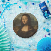 Mona Lisa Leonardo Da Vinci Pappteller (Party)
