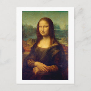 Mona Lisa, Leonardo da Vinci Postkarte