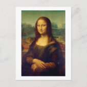 Mona Lisa, Leonardo da Vinci Postkarte (Vorderseite)