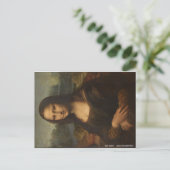 Mona Lisa Leonardo Da Vinci Postkarte (Stehend Vorderseite)