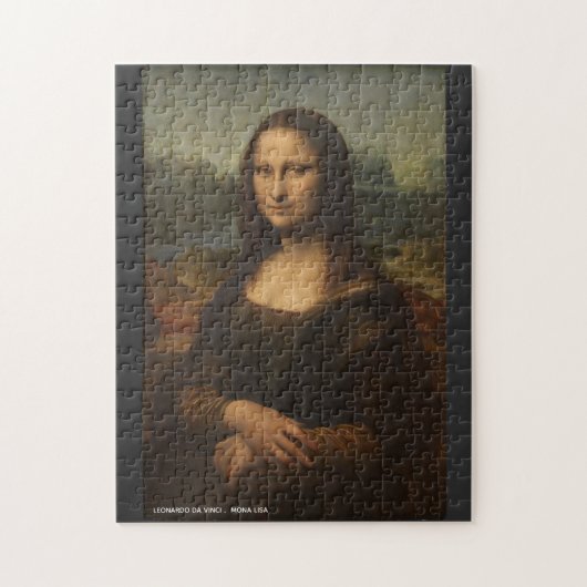 Mona Lisa Leonardo Da Vinci Puzzle (Vertikal)