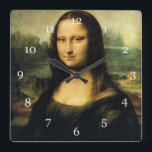 Mona Lisa, Leonardo Da Vinci Quadratische Wanduhr<br><div class="desc">Mona Lisa,  Leonardo Da Vinci,  Diese weltberühmte Mauer aus Ölgemälden ist ein klassisches Stück,  ein großartiges Geschenk für fast jeden. Eine Uhr finden Sie nur hier in meinem Uhrenladen. Sie können aus vielen verschiedenen Stilen wählen. Viel Spaß!</div>