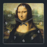 Mona Lisa, Leonardo Da Vinci Quadratische Wanduhr<br><div class="desc">Mona Lisa,  Leonardo Da Vinci,  Diese weltberühmte Mauer aus Ölgemälden ist ein klassisches Stück,  ein großartiges Geschenk für fast jeden. Eine Uhr finden Sie nur hier in meinem Uhrenladen. Sie können aus vielen verschiedenen Stilen wählen. Viel Spaß!</div>