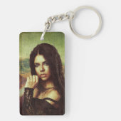 Mona Lisa Leonardo da Vinci Schlüsselanhänger (Rückseite)