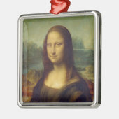 Mona Lisa - Leonardo da Vinci Silbernes Ornament (Links)