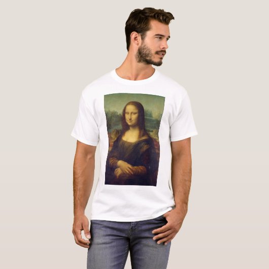 Mona Lisa, Leonardo da Vinci T-Shirt (Vorne ganz)