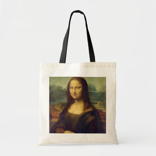 Mona Lisa, Leonardo da Vinci Tragetasche (Vorne)