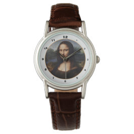 Mona Lisa & Leonardo da Vinci / Vintag Italien Armbanduhr