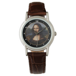 Mona Lisa & Leonardo da Vinci / Vintag Italien Armbanduhr
