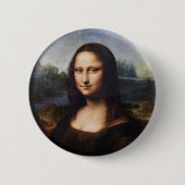 Mona Lisa & Leonardo da Vinci / Vintag Italien Button (Vorderseite)