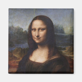Mona Lisa & Leonardo da Vinci / Vintag Italien Magnet