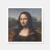 Mona Lisa & Leonardo da Vinci / Vintag Italien Serviette (Vorderseite)