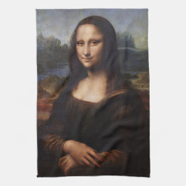 Mona Lisa & Leonardo da Vinci / Vintages Italien Geschirrtuch