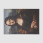 Mona Lisa & Leonardo da Vinci / Vintages Italien Seidenpapier (Vorderseite)