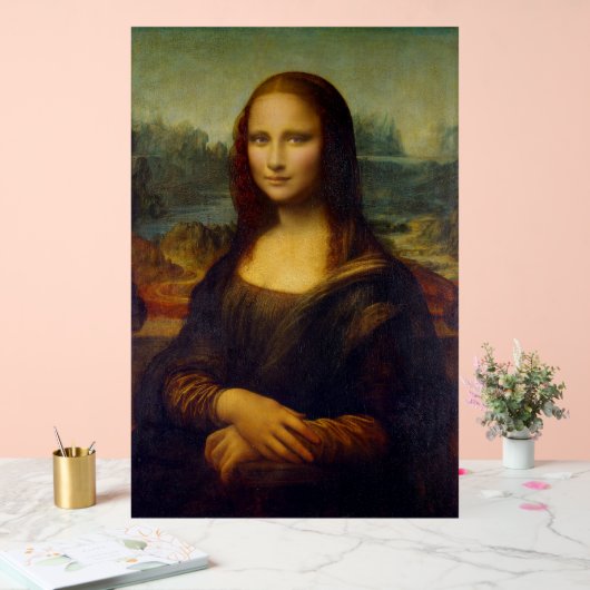 Mona Lisa Leonardo Frankreich Acrylschild (Hochzeit)
