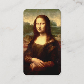 Mona Lisa Lesezeichen Visitenkarte