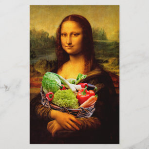 Mona Lisa Liebe-Gemüse Briefpapier