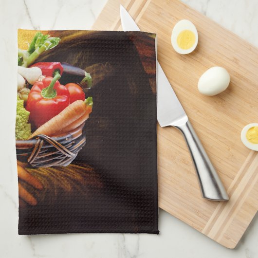 Mona Lisa Liebe-Gemüse Küchentuch (Viertel Falte)