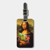 Mona Lisa Lieben Gemüse Gepäckanhänger (Vorderseite vertikal)