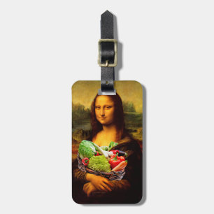 Mona Lisa Lieben Gemüse Gepäckanhänger