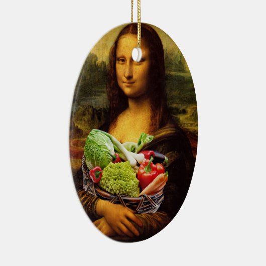 Mona Lisa Lieben Gemüse Keramik Ornament (Rechts)