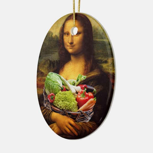 Mona Lisa Lieben Gemüse Keramik Ornament (Links)
