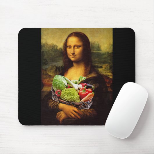 Mona Lisa Lieben Gemüse Mousepad (Mit Mouse)