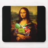 Mona Lisa Lieben Gemüse Mousepad (Vorne)